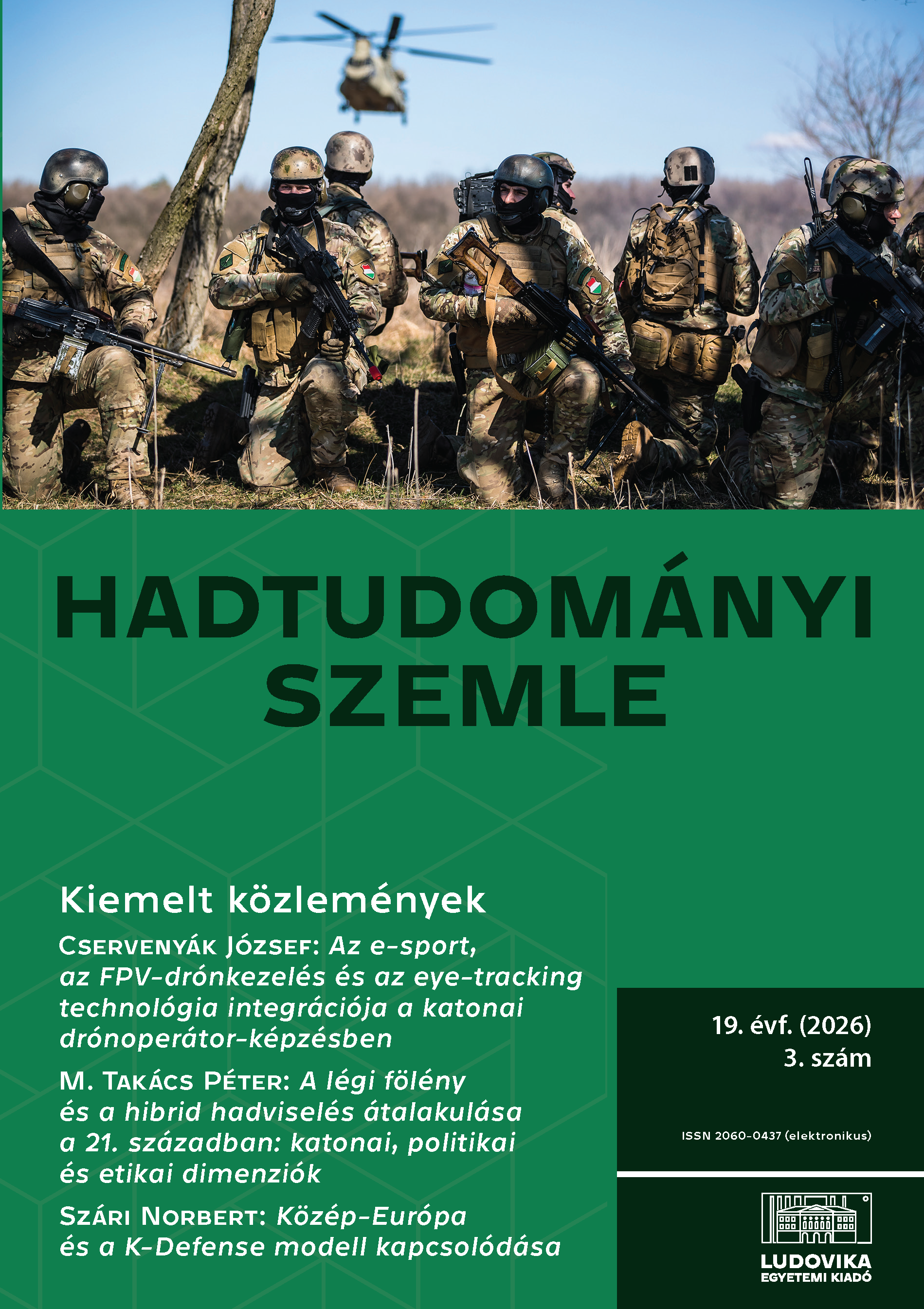 Évf. 19 szám 3 (2026): Hadtudományi Szemle | Hadtudományi Szemle